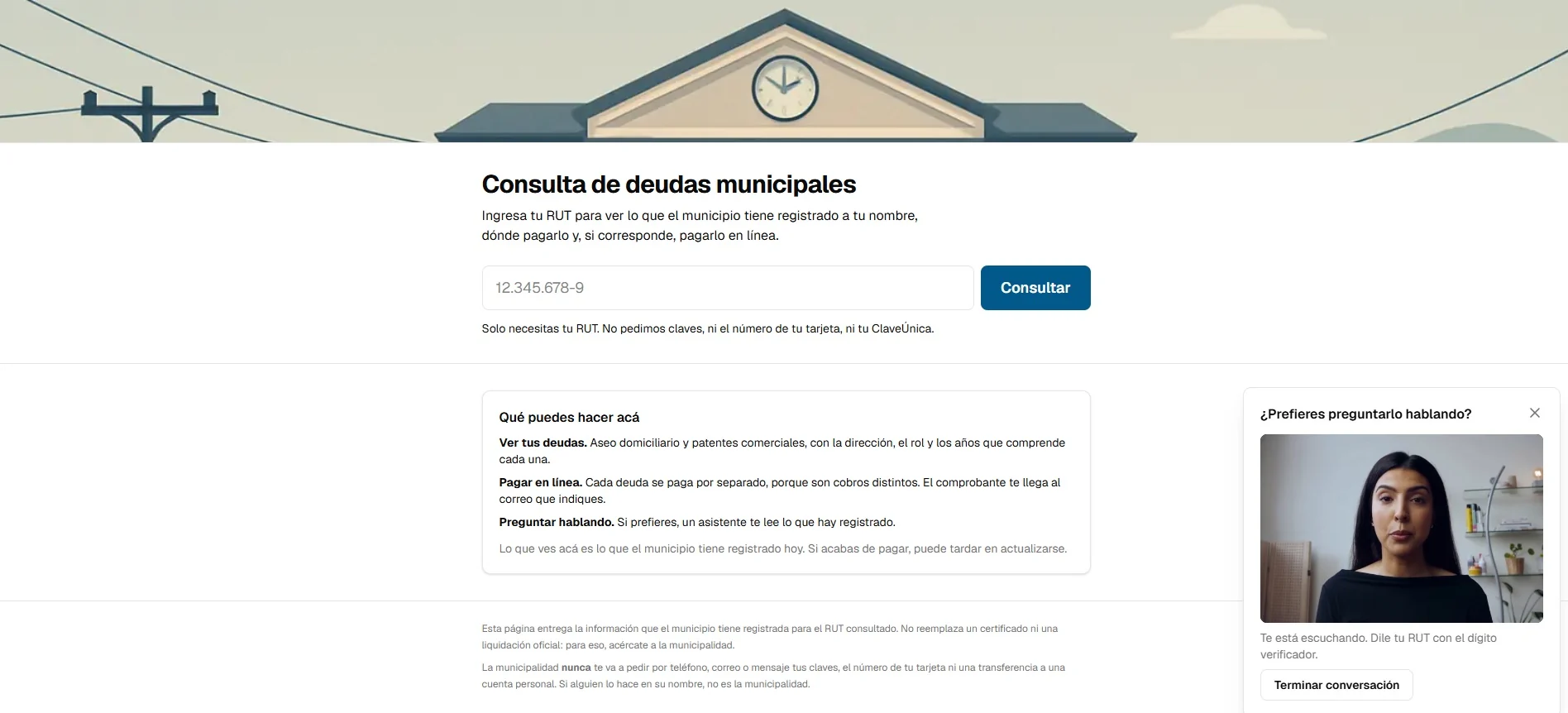Portal y asistente virtual